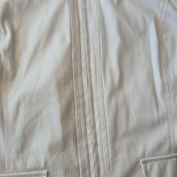 Chico's Light Pink Faux Reptile Print Jacket - Picture 5 of 8